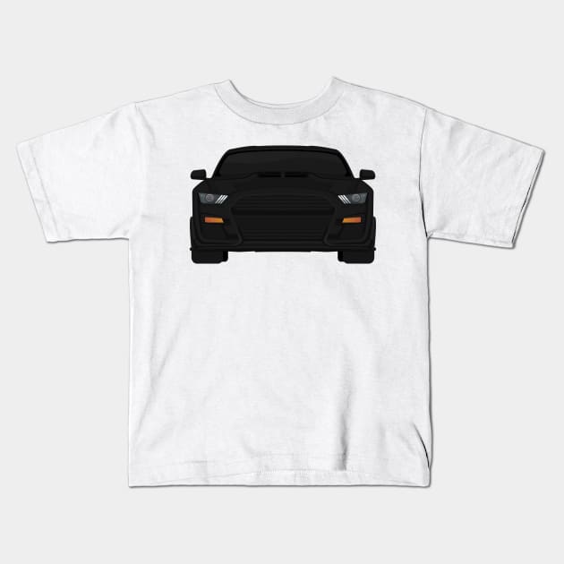 Shelby GT500 2020 Shadow-Black Kids T-Shirt by VENZ0LIC